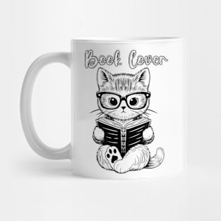 Book Lover Cat Mug